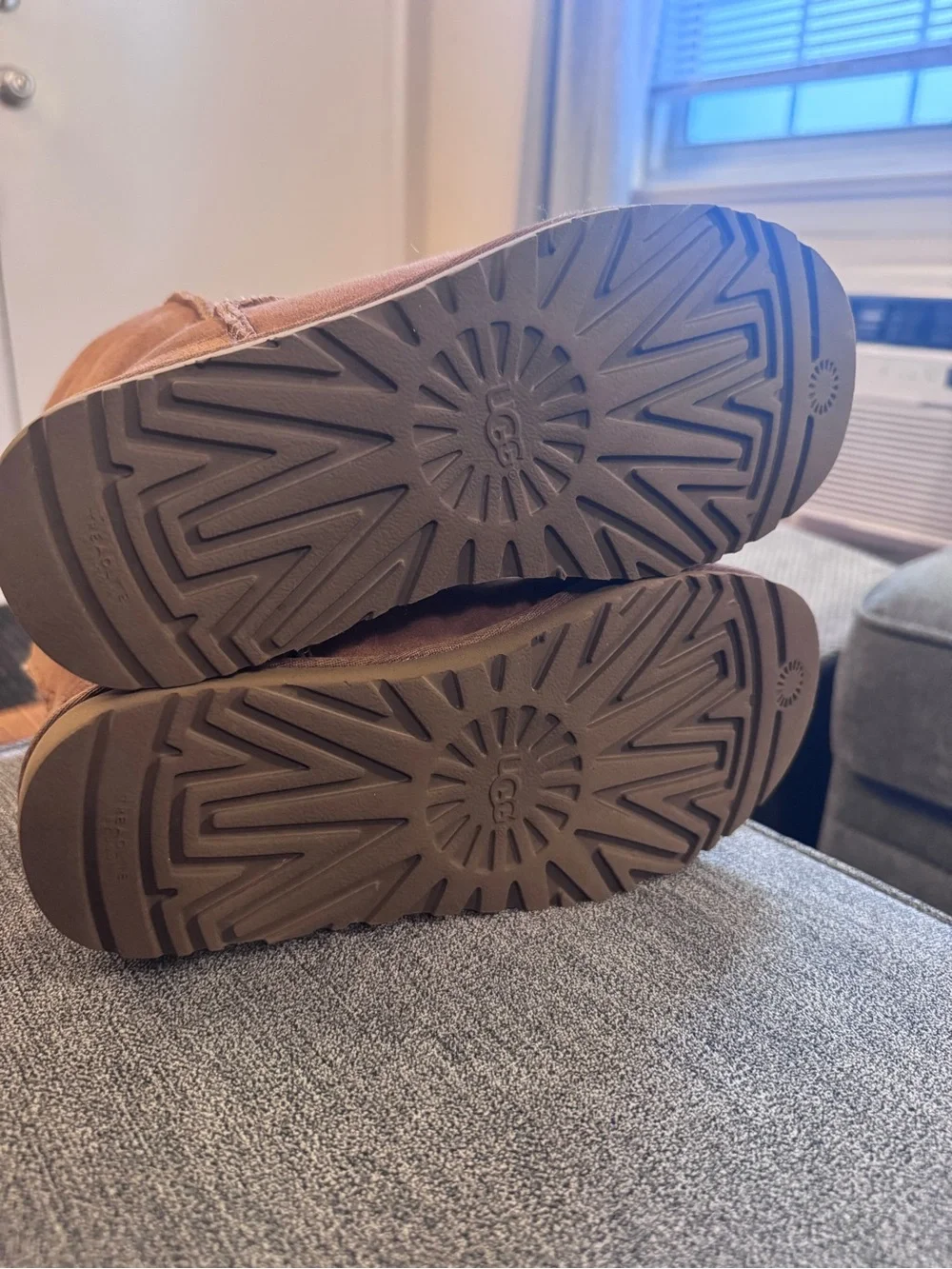 UGG Chestnut Brown Suede Mid-Calf Boots